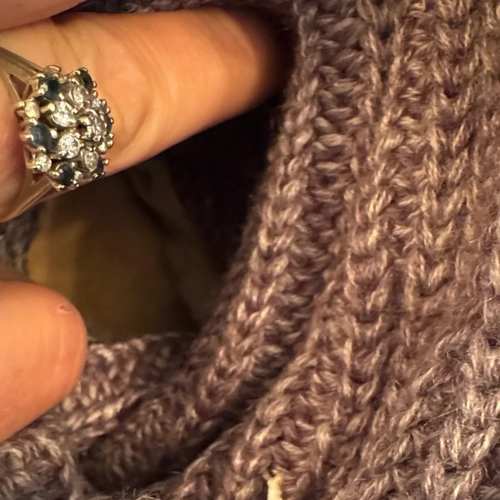 UGG Gray Knit cardy Button Boots 5.5